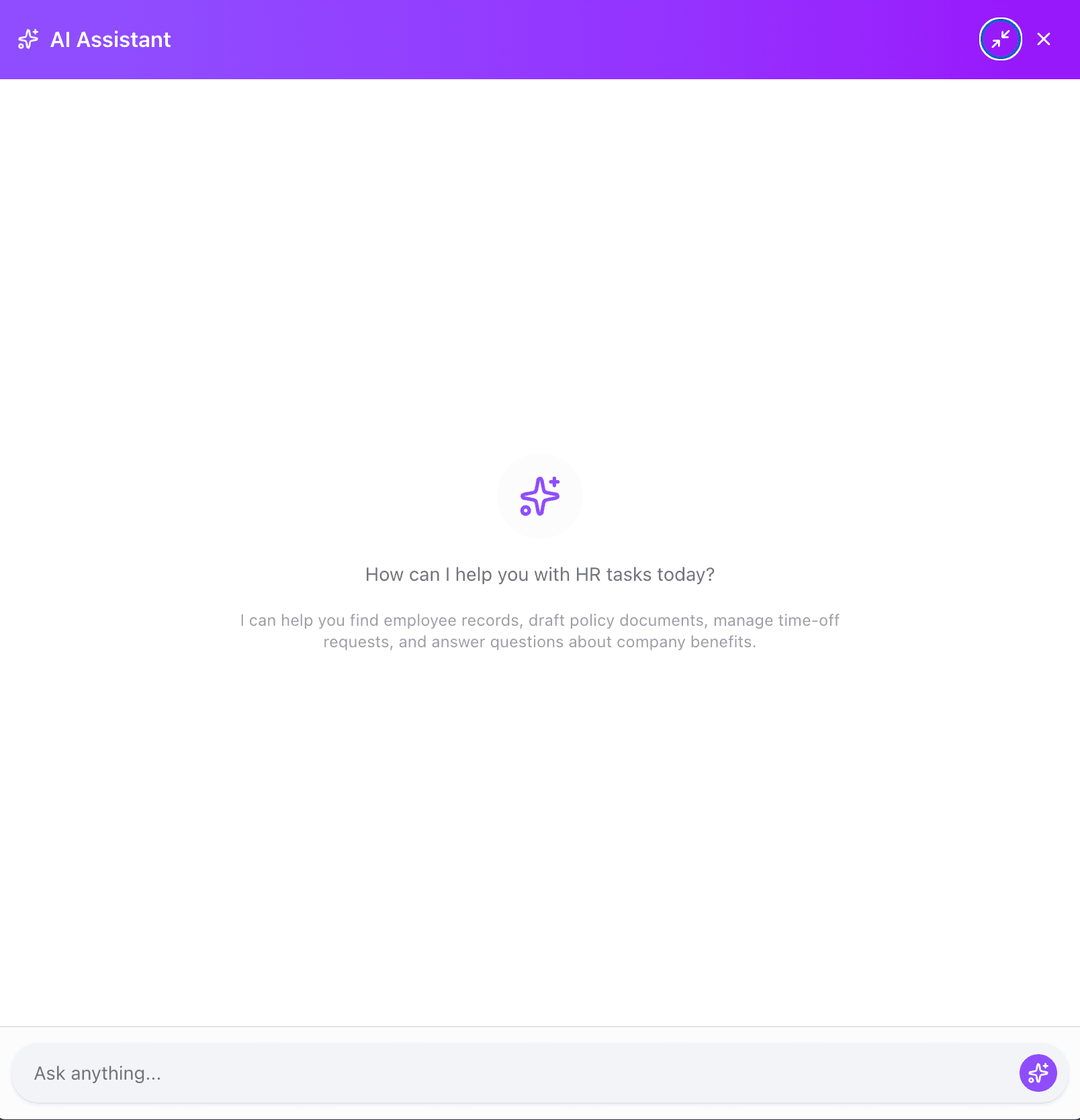 AI Assistant Fullscreen